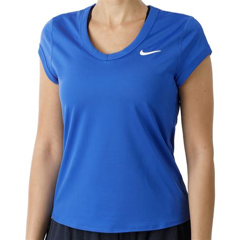 katoen nike tshirt blauw dames|T.